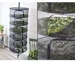 Sušící síť Clever Grow černá – 6 pater