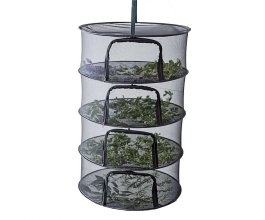 Sušící síť Clever Grow černá – 4 patra