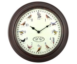 Hodiny s ptačím zpěvem Esschert design 30cm
