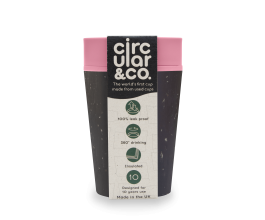 Kelímek Circular Cup (rCup) Black and Pink 227ml