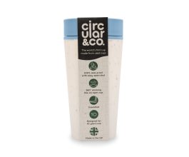 Kelímek Circular Cup (rCup) Cream and Blue 340ml