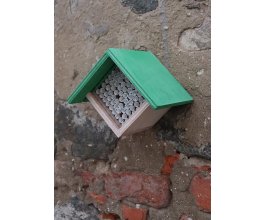Domek pro včelky samotářky s ochranou kosočtverec - Zelená domácnost