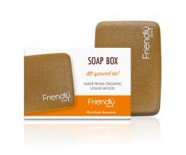 Friendly Soap cestovní krabička na mýdlo ze smrkového tekutého dřeva