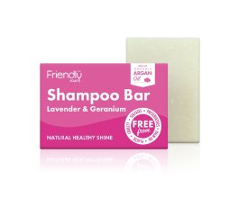 Friendly Soap přírodní mýdlo na vlasy levandule a pelargónie