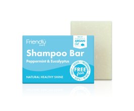 Friendly Soap přírodní mýdlo na vlasy máta a eukalyptus