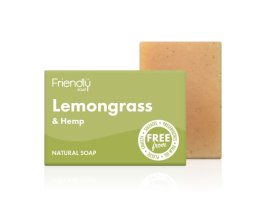 Friendly Soap přírodní mýdlo citronová tráva a konopí