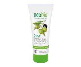 Neobio Šampon & Sprchový gel 2v1 Bio-Olive & Bambus 200 ml