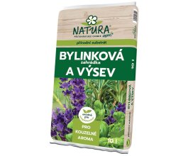 Substrát bylinková zahrádka a výsev Natura 10l