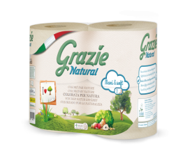 Toaletní papír z recyklovaných nápojových kartonů Grazie – 4 role