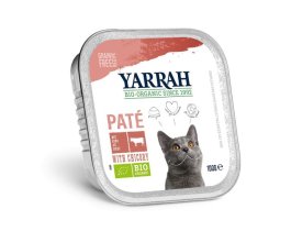 Paté hovězí s čekankou 100g - Pro kočky Yarrah BIO