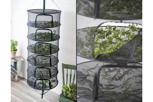 Sušící síť Clever Grow černá – 6 pater
