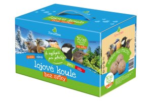 Koule pro ptáky bez sítěk 30 ks 2,7 kg