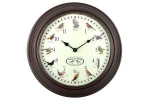 Hodiny s ptačím zpěvem Esschert design 30cm