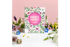 Prací papírky EcoHaus 5 praní luční kvítí