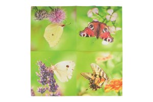 Papírové ubrousky – motýli