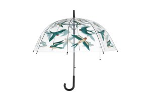 Průhledný deštník s vlaštovkami průměr 83 cm