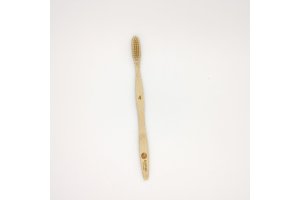 Bambusový zubní kartáček se štětinkami s aktivním uhlím RAPHA PREMIUM Soft
