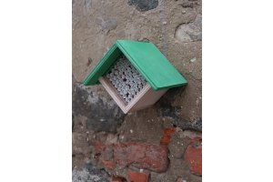 Domek pro včelky samotářky s ochranou kosočtverec - Zelená domácnost