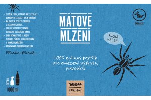 Bylinné mátové mlžení proti pavoukům 1000 ml