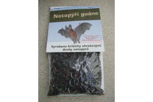 Netopýří guano -  vynikající hnojivo a lákadlo