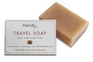 Friendly Soap přírodní mýdlo na tělo i vlasy na cestování