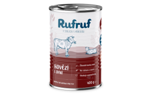 Rufruf Konzerva - farmářské hovězí s dýní 400g