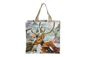 Nákupní taška s celoplošným potiskem - jelen